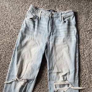 Hollister Light Blue High-Rise Jeans